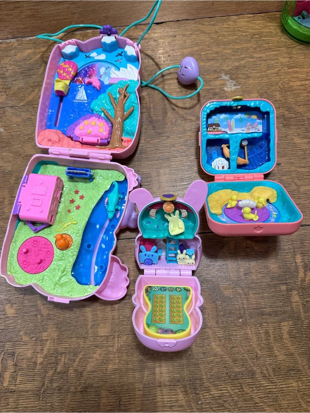 Poly Pocket purse play sets lot of 3